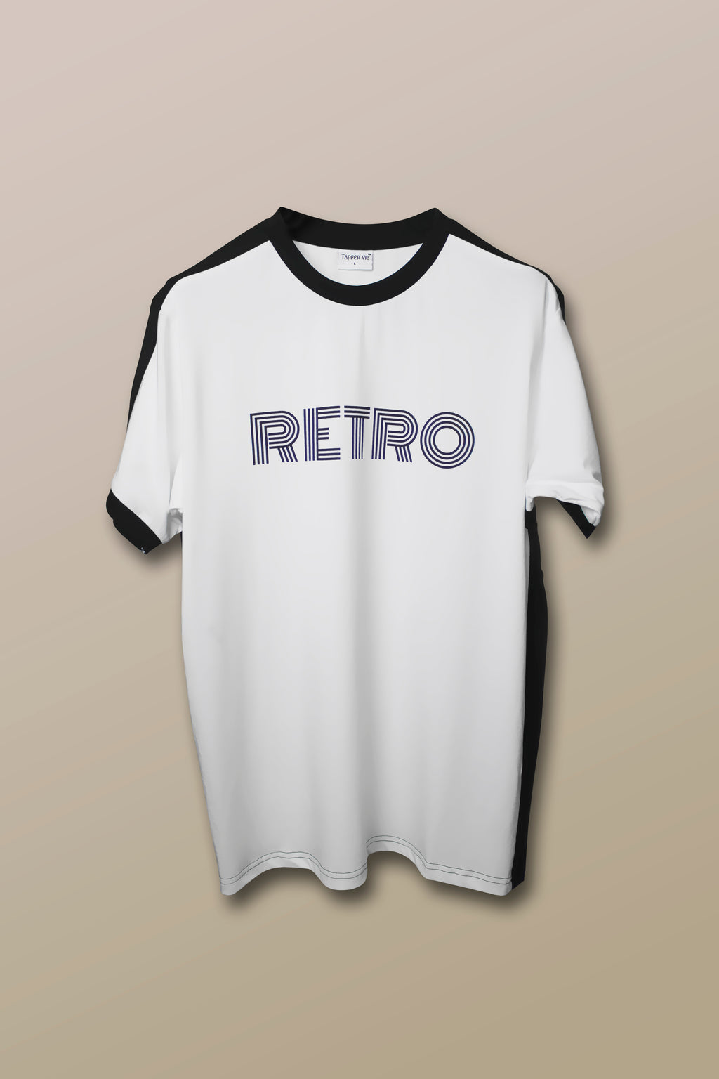 Unisex White Cotton T Shirt with print