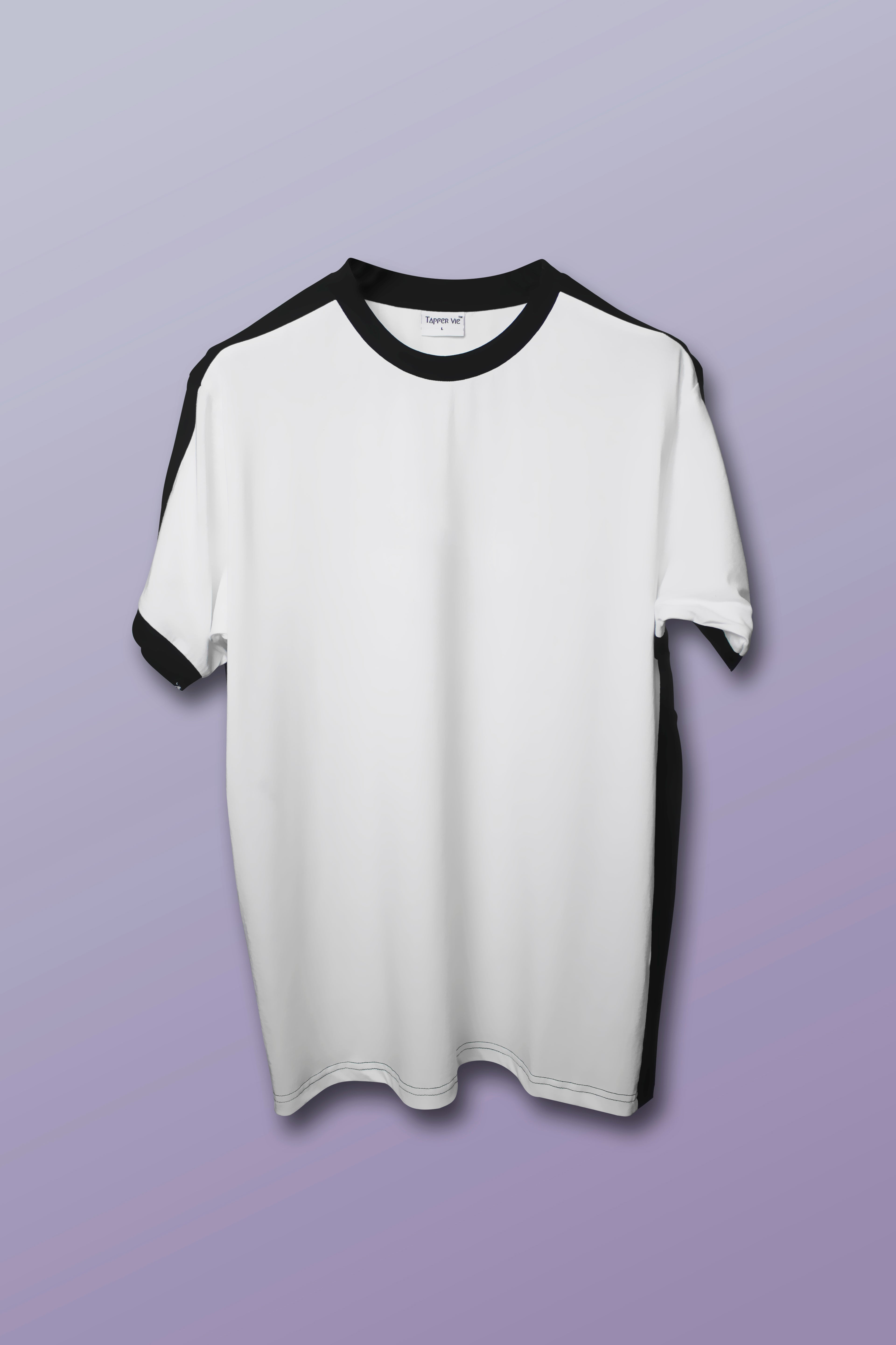 Unisex White Cotton T Shirt