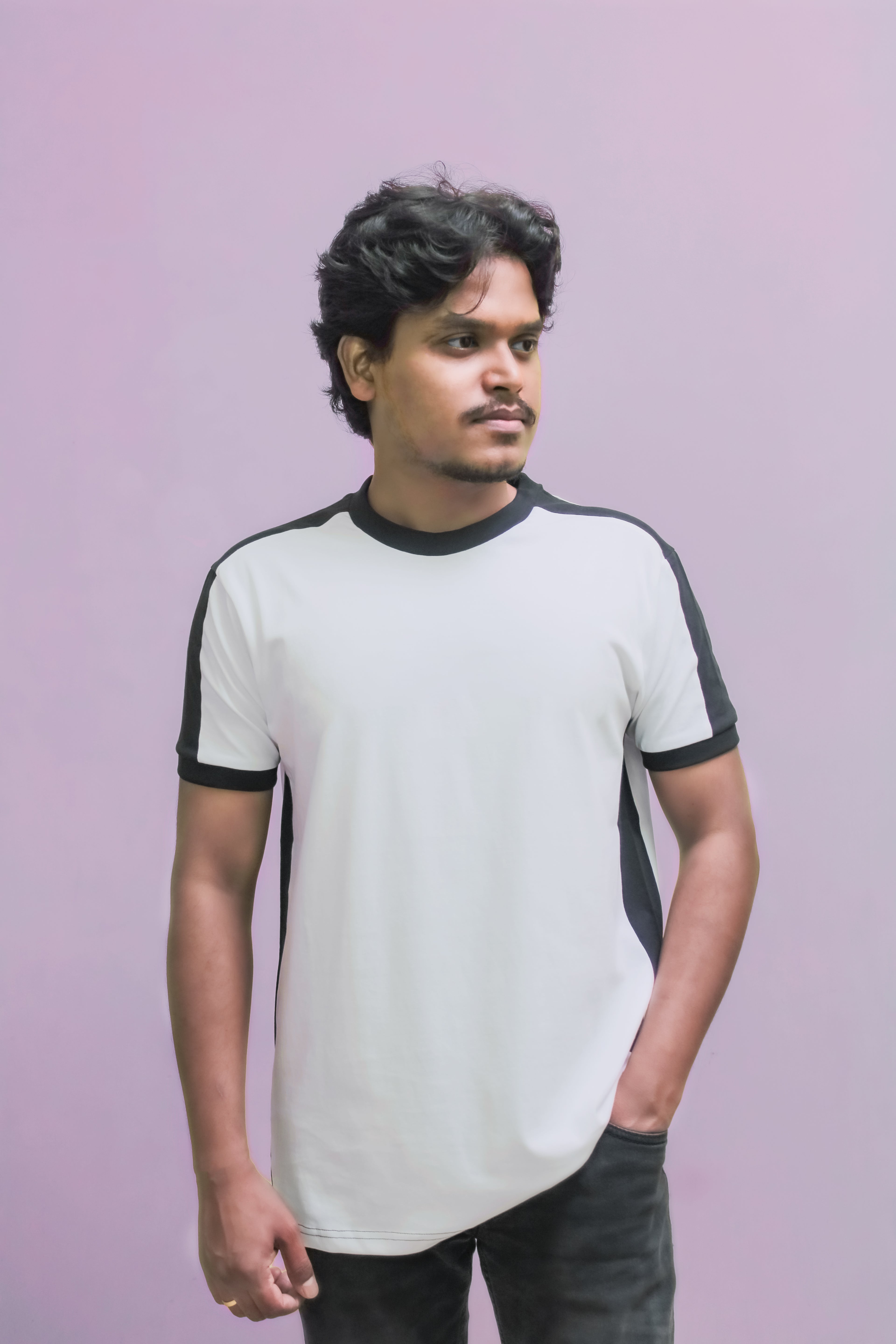 Unisex White Cotton T Shirt
